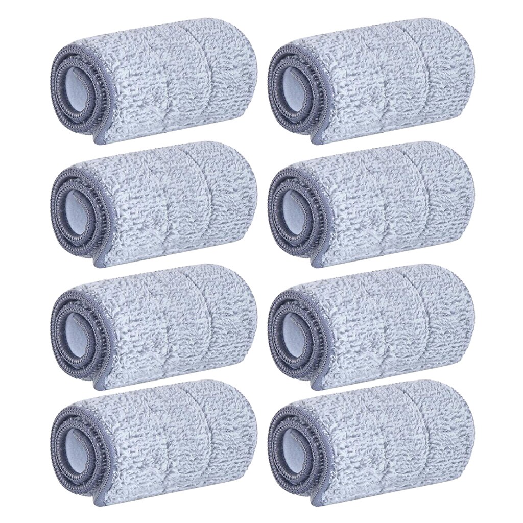 Microfiber Cleaning Pads Reusable 12.99x4.72inch Mop Pad, Replacement Heads for Wet or Dry Floor Cleaning and Scrubbing