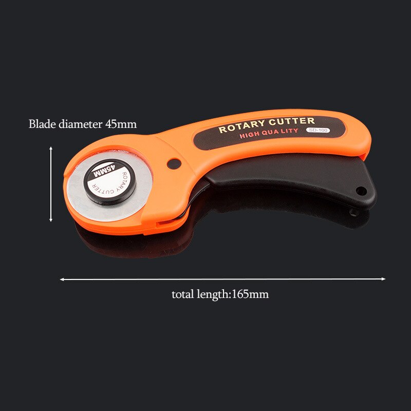 Leather Fabric Tool Rotary Cutter DIY Arts Crafts Cutting Cloth Tool Patchwork Roller Wheel Round Knife Sewing Accessories