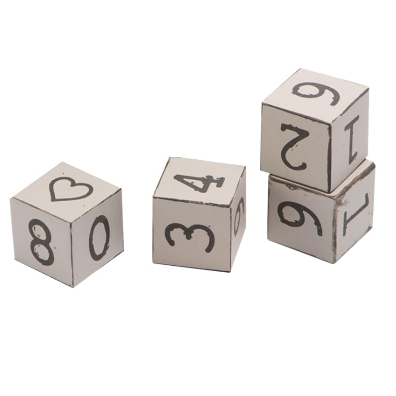 Countdown Calendar Blocks Sign - Counting Down Days Until Mr & Mrs - Wooden Engagement Set for Engaged Couples - Rustic ,6