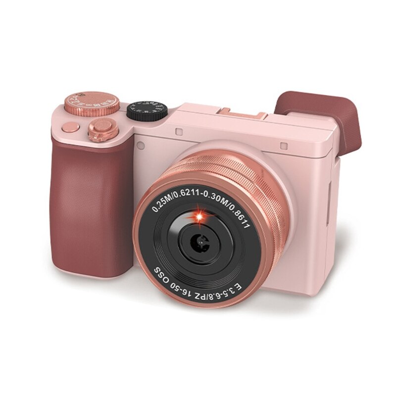 Automatic Bubble Machine Realistic Digital Camera w/ Music LED Light Interactive Outdoor Play Set Girls Valentine’s: Pink