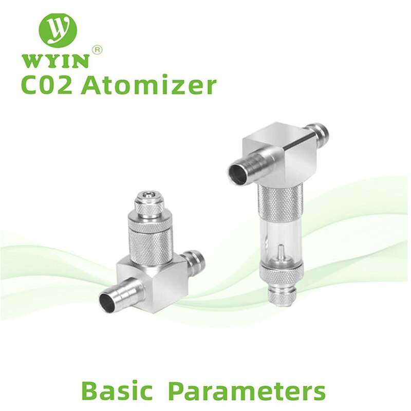 WyinCO2 Atomizer External Super Diffuser Reactor Aquarium Water Plant Fish Tank Landscape Aquatic External Refiner With Bubbler