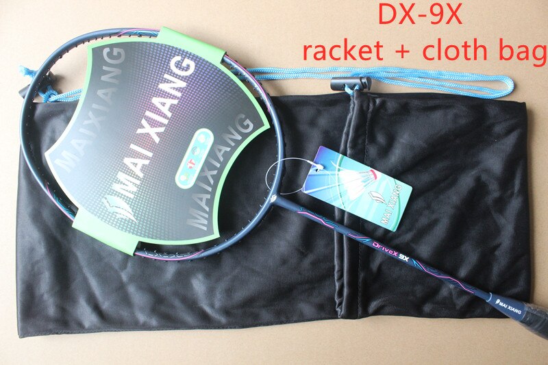 Raquettes de badminton DX-9X nano carbon de , TK-TF4: 9X cloth bag