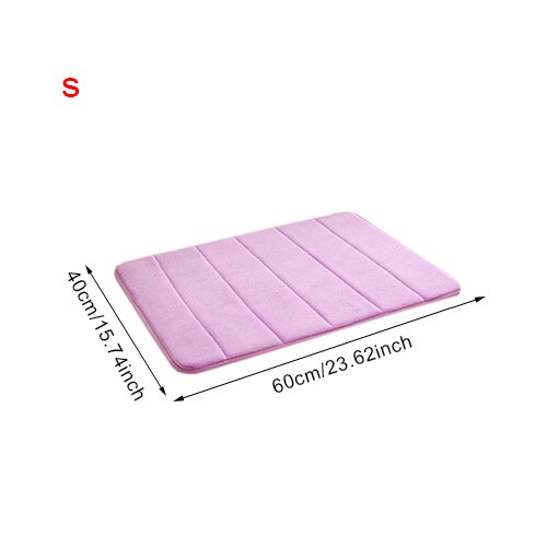 Wasser Absorption Teppich Schlecht matt Schlecht Teppich zottelig Speicher Schaum Tür Boden matt küche Wc Nicht-Unterhose Zubehör Produkte: Violett  S