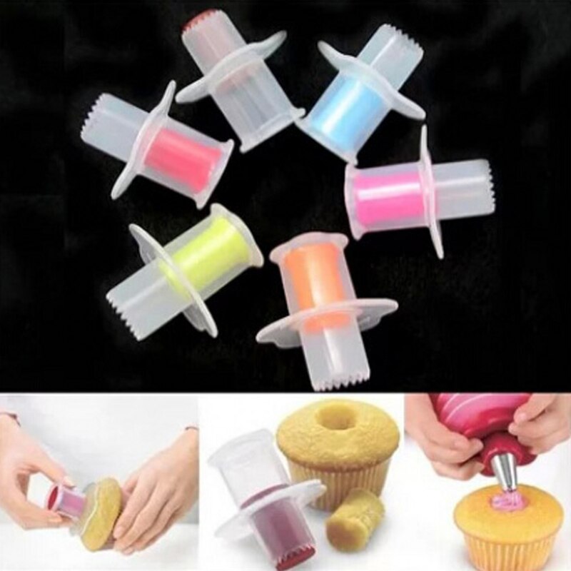 Baking &amp; pastry tools cake core remover pies cupcake cake decorating tools bakeware kit home baking mould cookies cutter D3