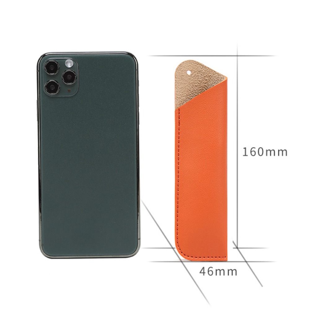 Etui van pu-leer, leren pennenhouder, handgemaakte pennentas, beschermhoes, zachte vintage pennenhoes, etui voor scrapbooking