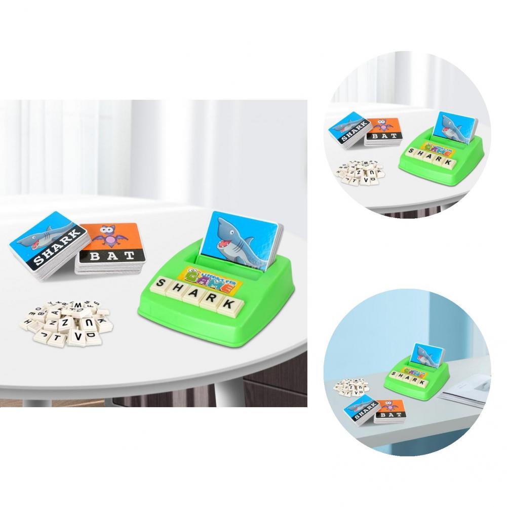 1 Set Matching Letter Game Early Learning Easy To Organize Letter Recognition Alphabet Spelling Game for Kindergarten