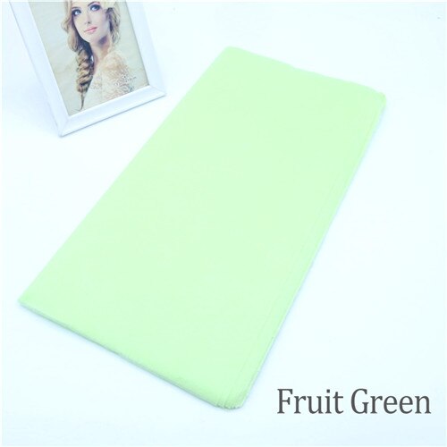 40 teile/los Einfarbig Seidenpapier Verpackung Faser Textur Blumen- wickelt DIY Blume Verpackung Weihnachten Gewebe Verpackung Papier: Frucht Grün