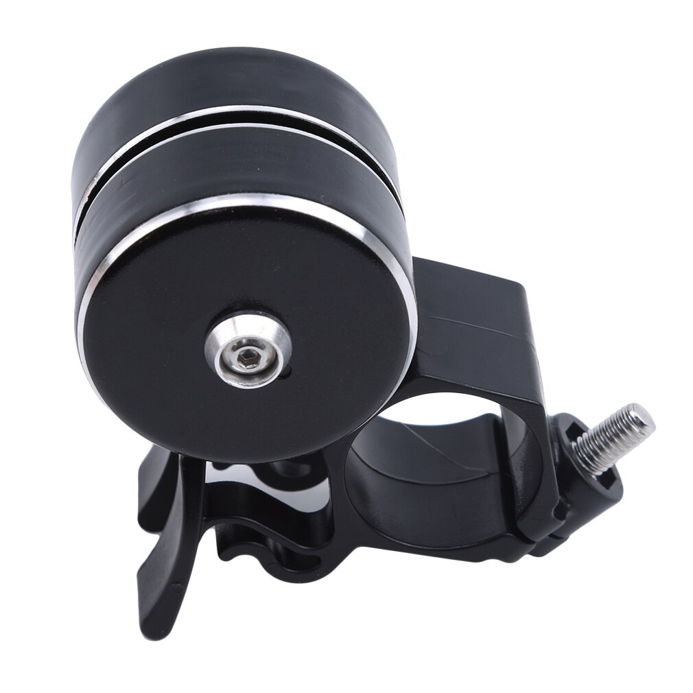 Timbre de bicicleta de dos botones, sonido de timbre de bicicleta, timbre de manillar de bicicleta, alarma potente: black