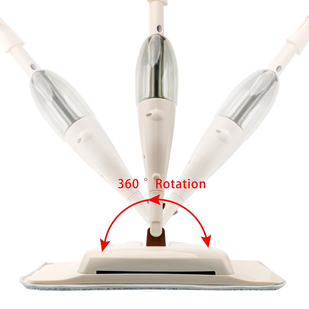 Mopa con pulverizador 3 en 1, juego de escoba, fregonas planas para suelo de madera, almohadilla de microfibra, mopa mágica, herramienta de limpieza multifunción para el hogar