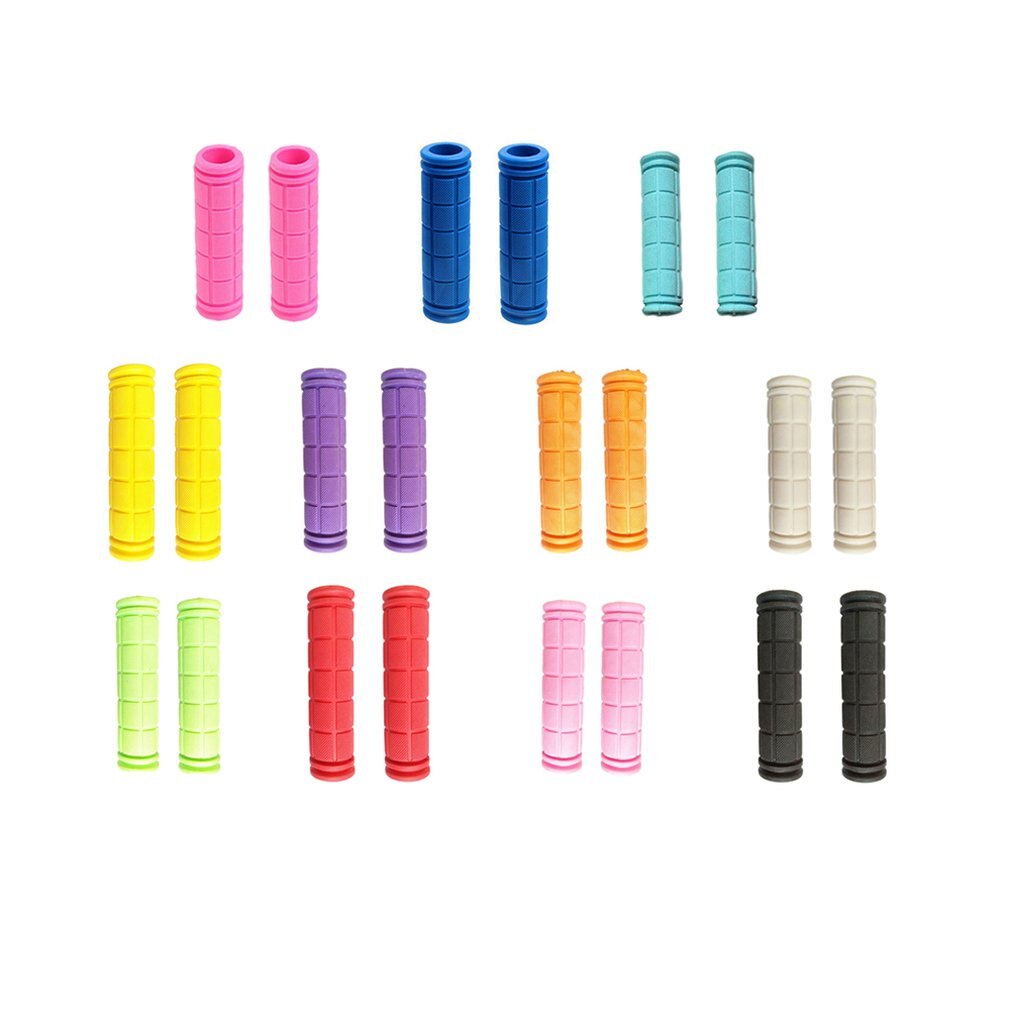 Bike Handlebar Grips Ergo Rubber Cycling Bicycle Grips Ergonomic Shape and Vibration/Shock Absorbent Rubber Grips