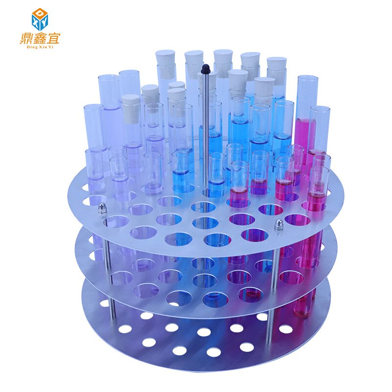 DXY Oil Bath Pot Test Tube Rack Round High Temperature Resistant Test Tube Rack Aluminum Test Tube Cage Iron Wire Cage