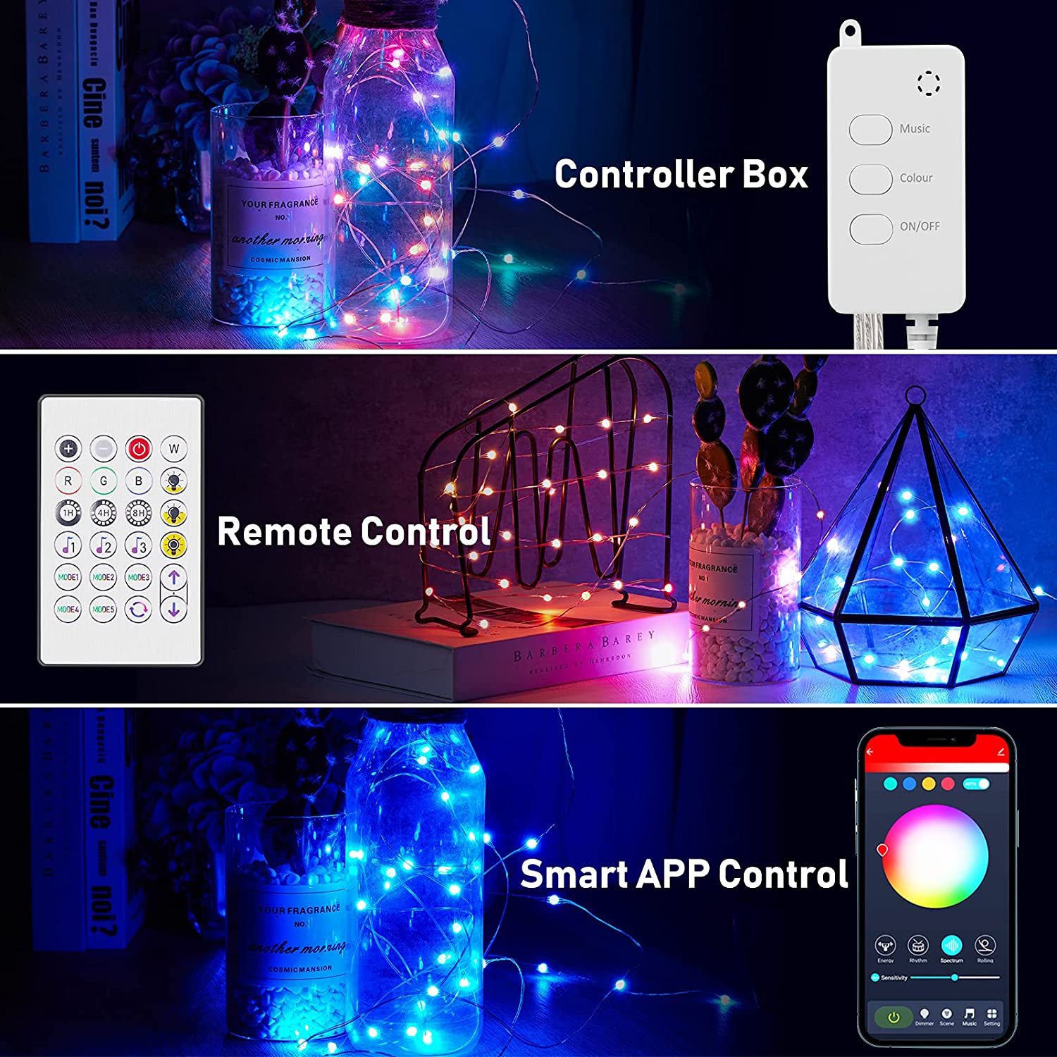 LED Fairy Light Christmas Decoration String Lights APP Intelligent Control Garland 5M/10M Year Home Decor Light
