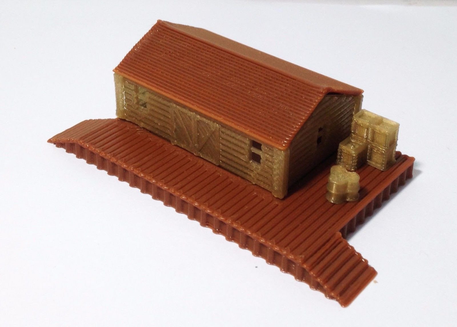 Modele Outland magazyn towarowy Z skala 1:220 układ kolejowy pociągu