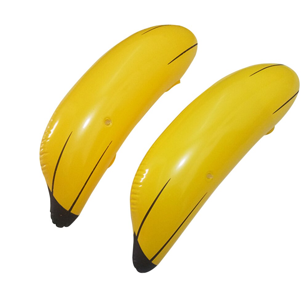 Banana gonfiabile PVC Blow Up Pool Water Beach Toy Kids Cute Shape Fruit Toy Party Decor i bambini gonfiano il giocattolo