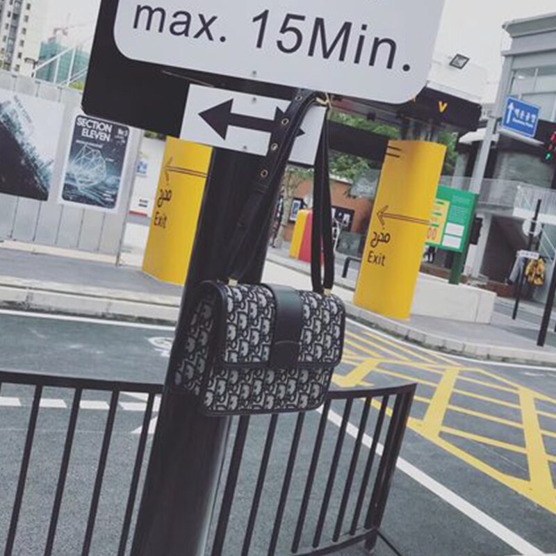 Lmfqp D-Vormige Schouder Messenger Canvas Tas Retro Zadeltas