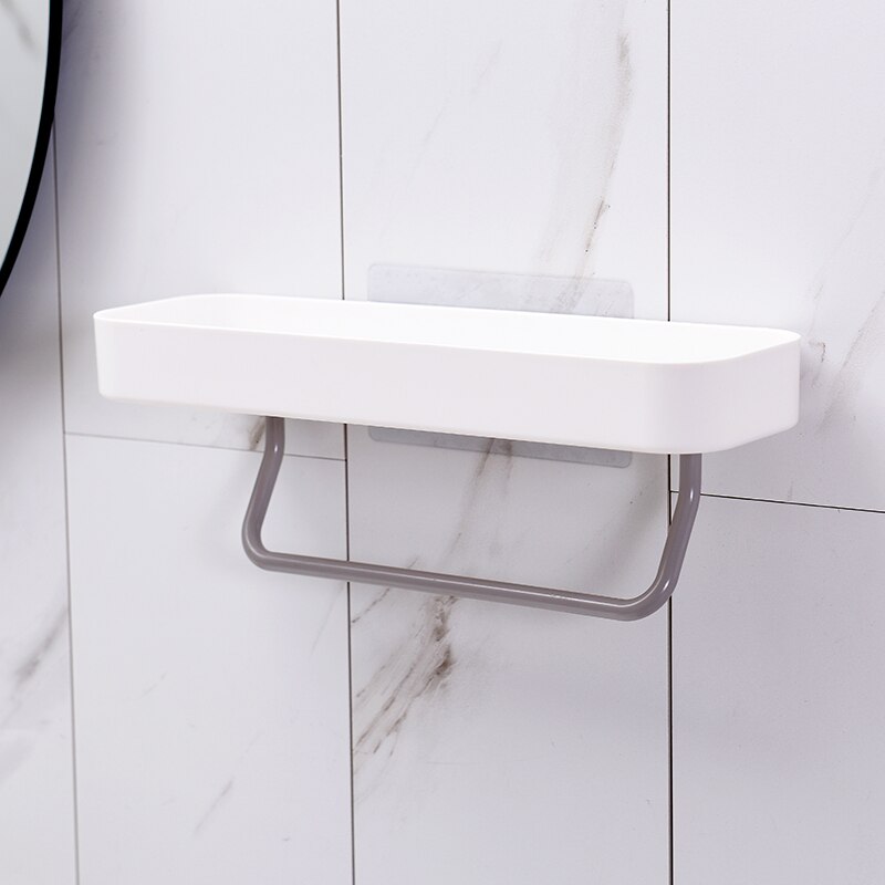 Badkamer Rekken Muur Opslag Rack Organizer Voor Douche Houder Wc Zuignap Opbergrek Accessoires