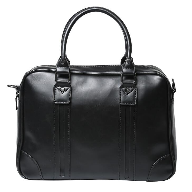 Sac à main en PU européen et américain pour hommes, sacoche d'affaires, pochette pour ordinateur