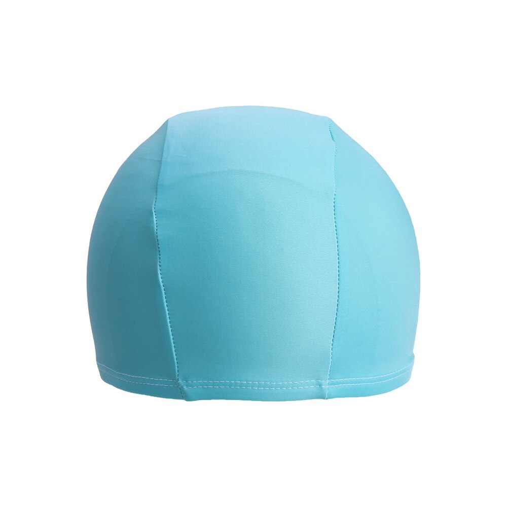Lot de 2 bonnets de bain confortables de couleur unie, bonnets de douche unisexes en polyester pour femmes et hommes: Bleu ciel