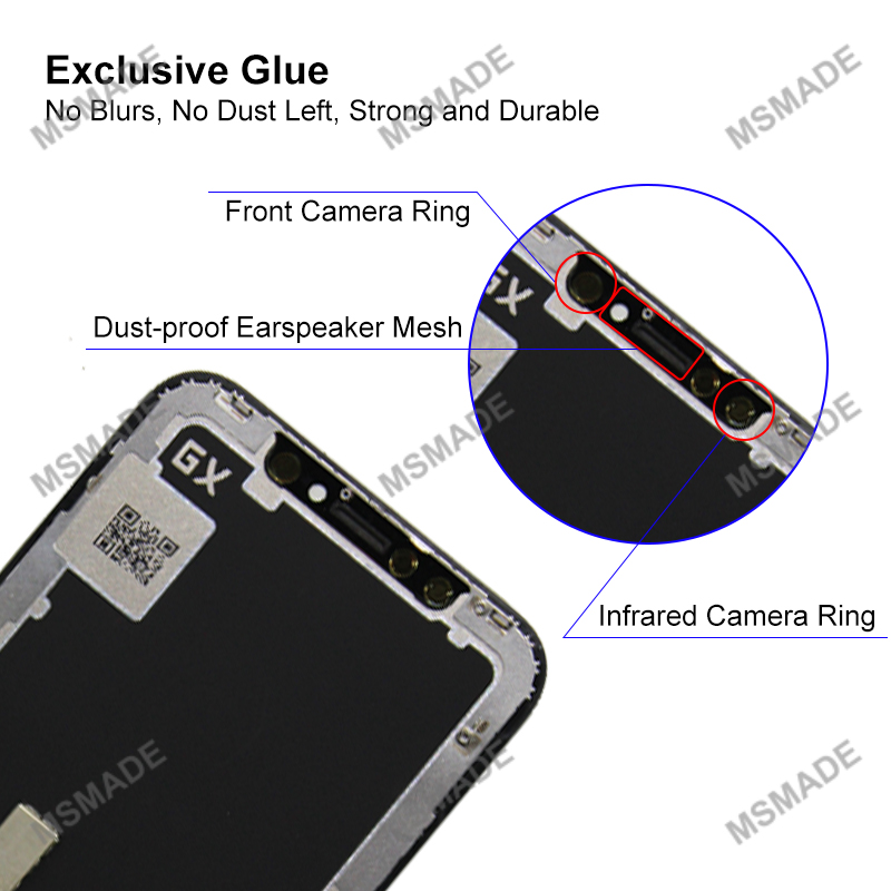 GX OLED For iPhone X XS XR XS Max Display Touch Screen For 12 11 Pro Max 12 Mini 12Pro Max For iPhone 13 LCD Assembly Parts