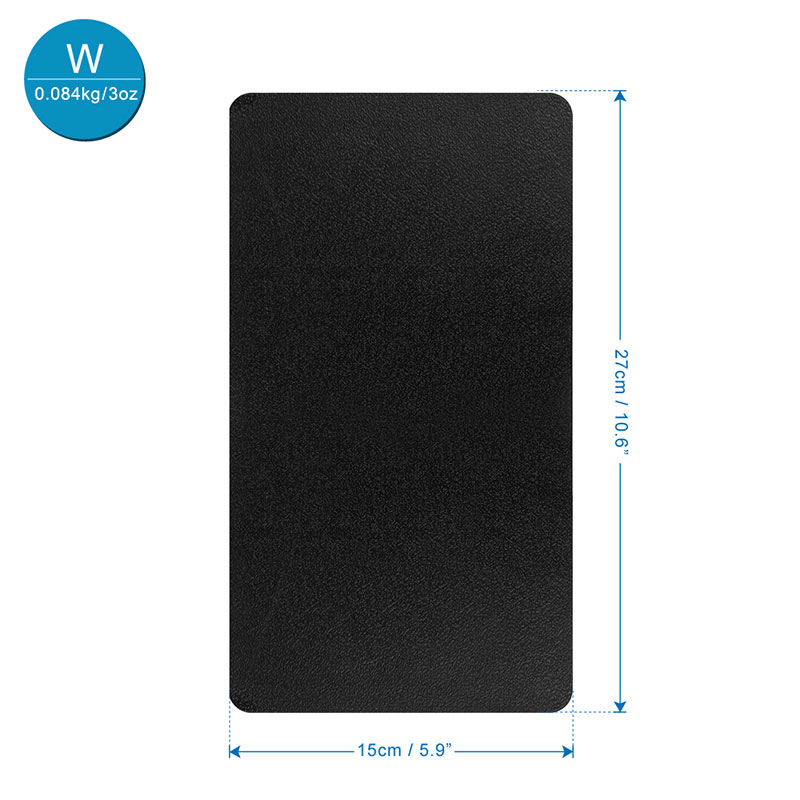 Alfombrilla de PVC antideslizante para salpicadero de coche, accesorios de decoración para Interior de coche, soporte para gafas para teléfono, 27x15CM