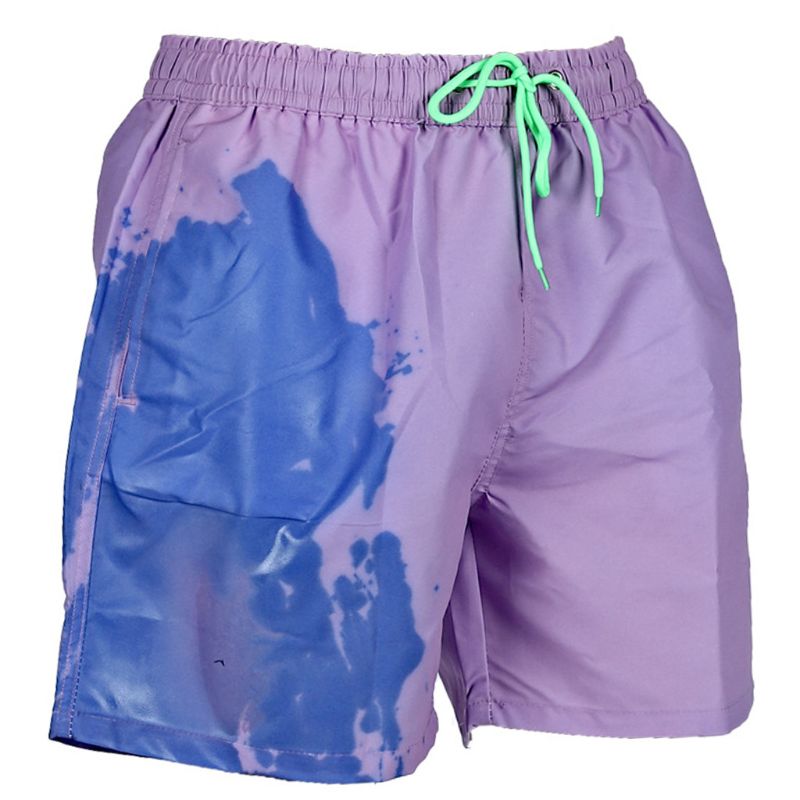 Shorts Cambiamento di Colore del Costume Da Bagno degli uomini Della Spiaggia di Estate pantaloni Con Coulisse Sport Pantaloni S-3XL K1KD: PL / M