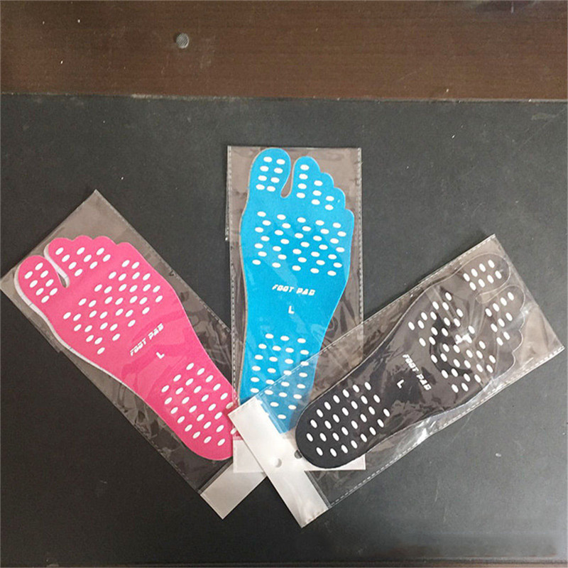 Beach Shoe Invisible Sticker Adhesive Beach Insoles Beach Pads SolesElastic Flexible Pool Barefoot Anti-slip Pads Men Women