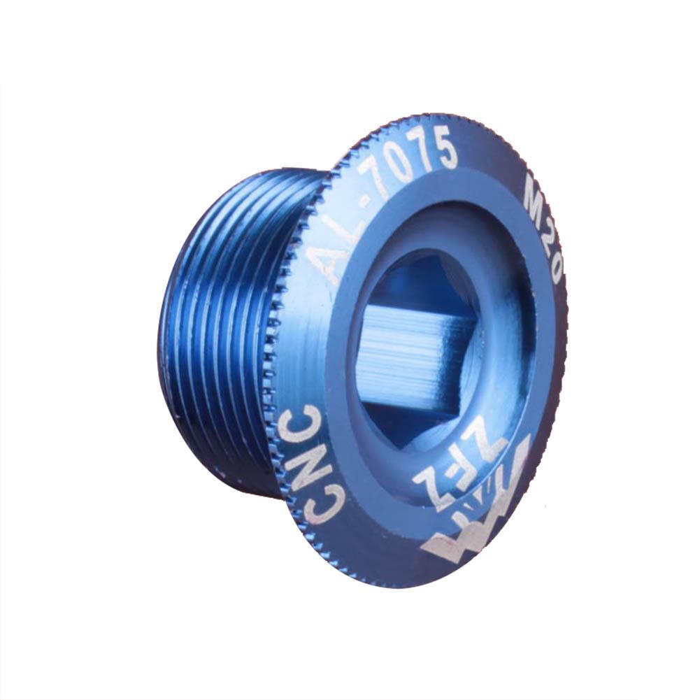 M20 M18 M15 Crank Cover Crank Screw Cap MTB Crankset Crank Cover Aluminum BMX Road Bike Fitting Bicycle Parts: M20 Blue