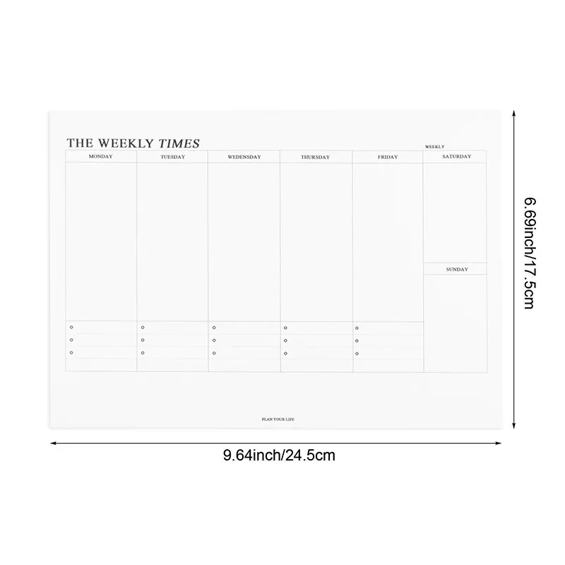 Clever Fox Plannerschema - ongedateerde wekelijkse en maandelijkse