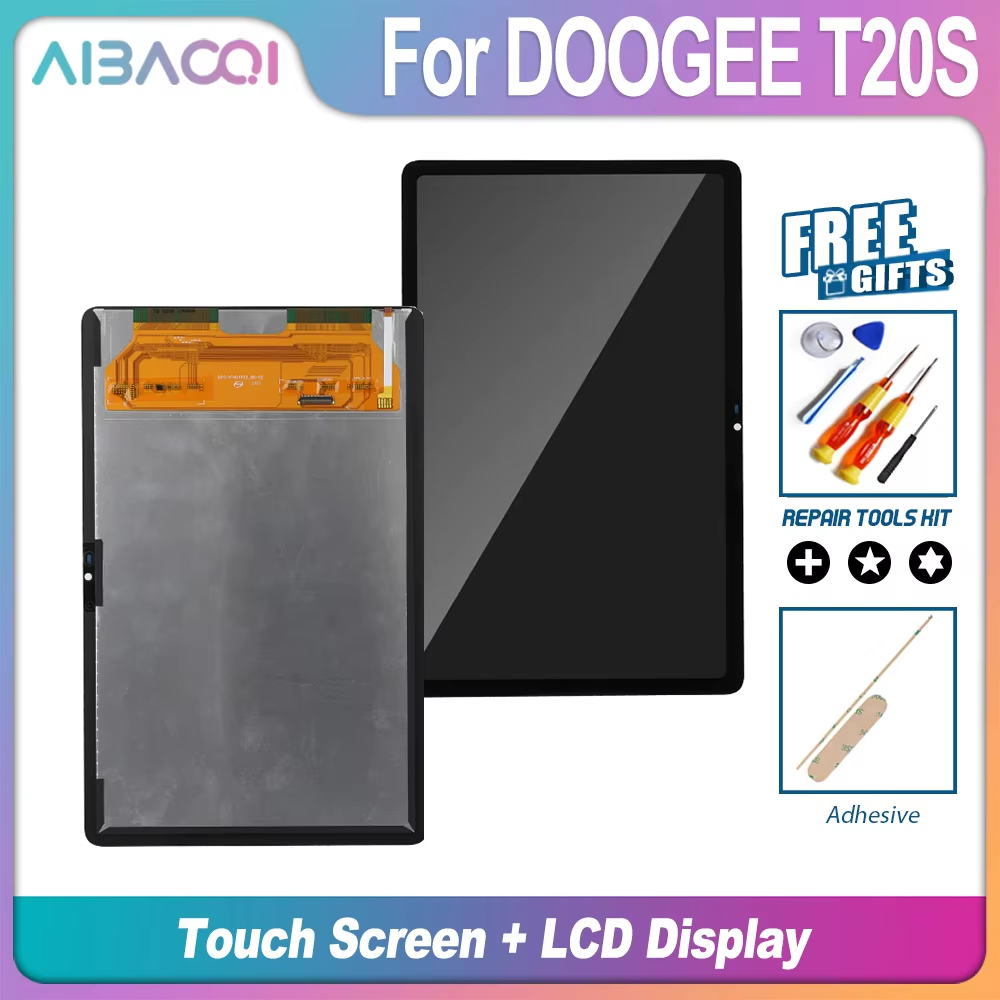AiBaoQi Nowy Ekran LCD i Dotykowy Digitizer robić Tabletu DOOGEE U7 T20 mini/T20 mini zawodowiec/T20 mini dziecko T10 zawodowiec T20S: niebieski lotos