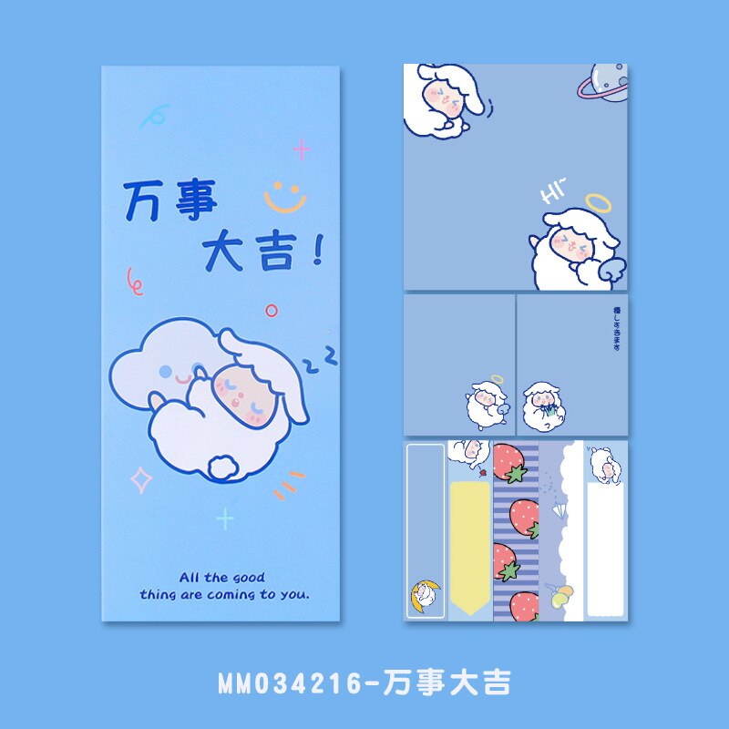 240 Sheets Cute Rabbit Sticky Notes Cartoon Bear M... – Vicedeal