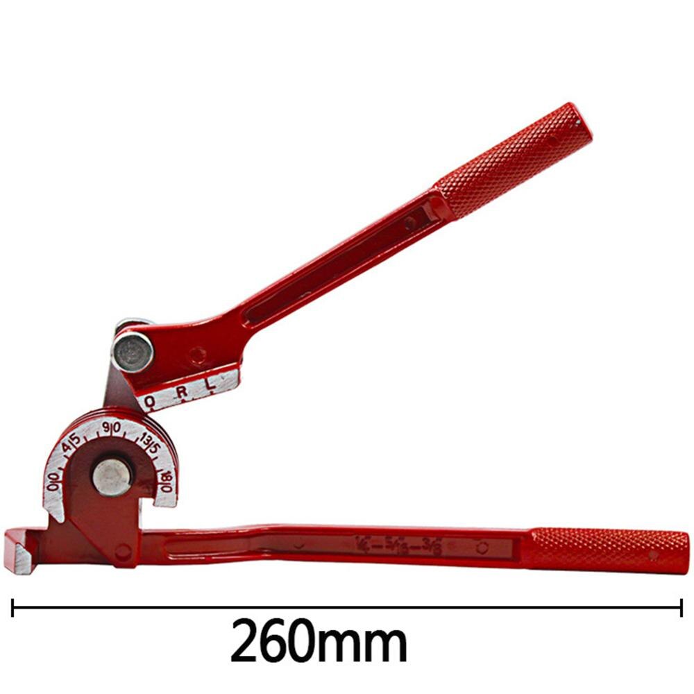 Doblador Manual de tubos de 180 grados, herramienta de codo de ahorro de esfuerzo, 6mm / 8mm/10mm, tubo de aluminio/tubo de cobre de 260mm