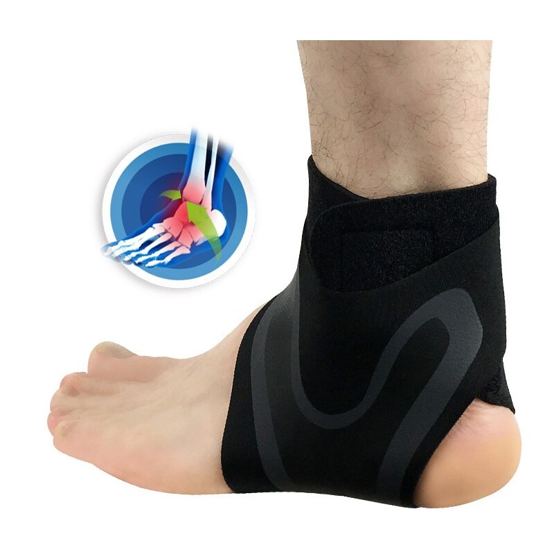 Befusy – protège-cheville de Compression, 1 pièce, Anti-entorse, pour l&#39;extérieur, basket-ball, Football, attelle de soutien, sangles, enveloppes de Bandage