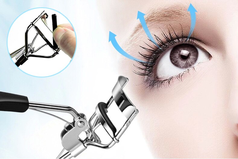 10 stk udskiftningspuder til øjenvippekrøller refill silikone til vippekrølle øjenvipper klippad kosmetisk makeup-værktøj udskiftning