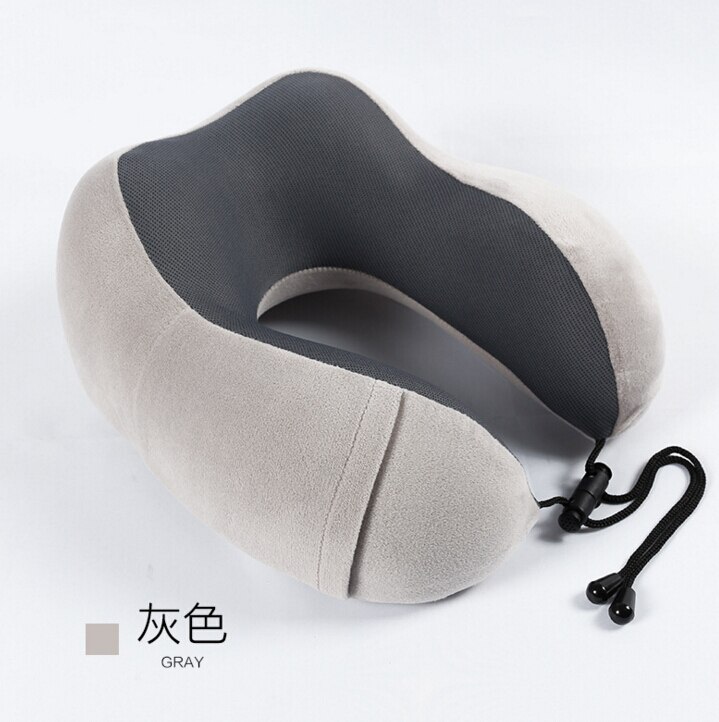 Luxe Premium Memory Foam U Vormige Hals Ondersteuning Head Rest Kussen Reizen Kussen Nek Bescherming Kussen