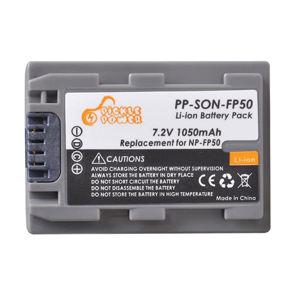 NP-FP50 NP FP50 NPFP50 Battery and LED Charger Set for Sony NP-FP30 NP-FP50 NP-FP60 NP-FP70 NP-FP71 NP-FP90 Sony DCR-SX40 SX40R: 1 battery