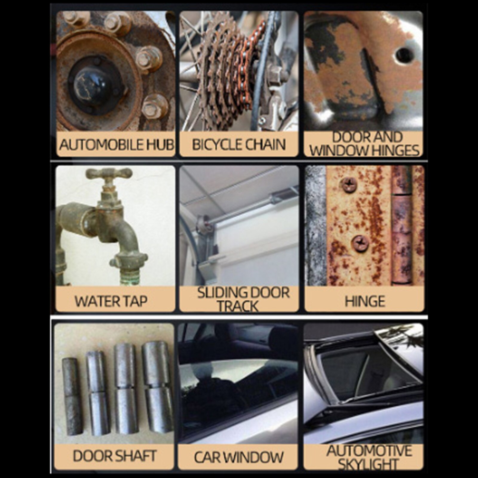 Multi-Functional Super Rust Removal Spray Scratch Repair Fluids Adhesive Cleaning Spray C44