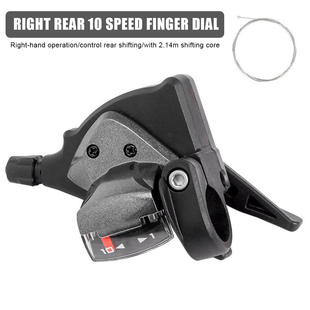 MTB 24/ 27Speed Finger Gear Shifter 8/9/10/11Speed Split Finger Lever Left Right Gear Shifter for Shimano Transmission System: 10 speed right
