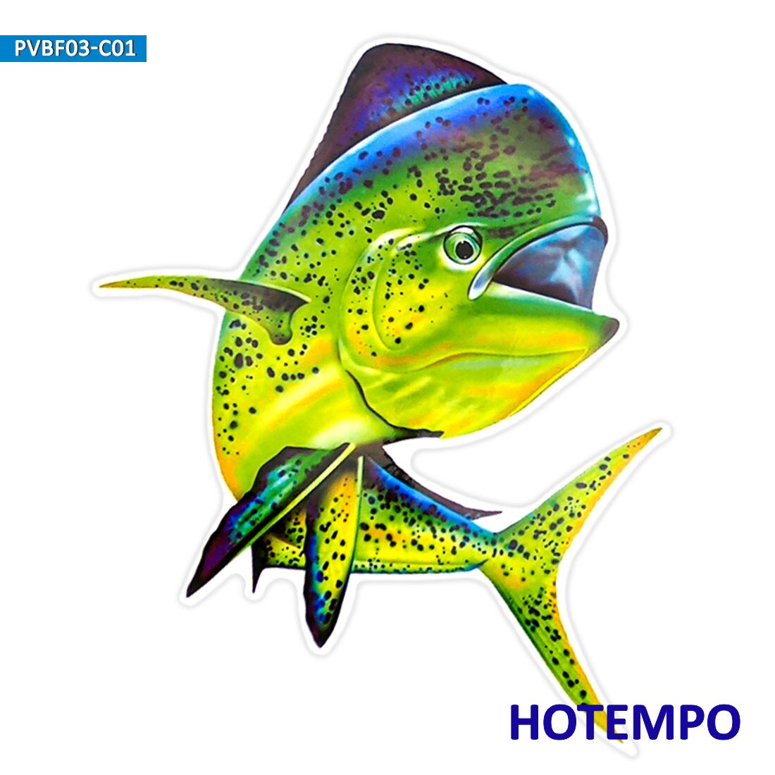 20cm, Pegatinas de peces marinos grandes, Delfín Común, Pescador de Viajes de Pesca, para Barcos, Portátil, Equipaje, Moto, Coche, Skate, Peceras, Cristales, Ventanas, Paredes, Pegatinas impermeables