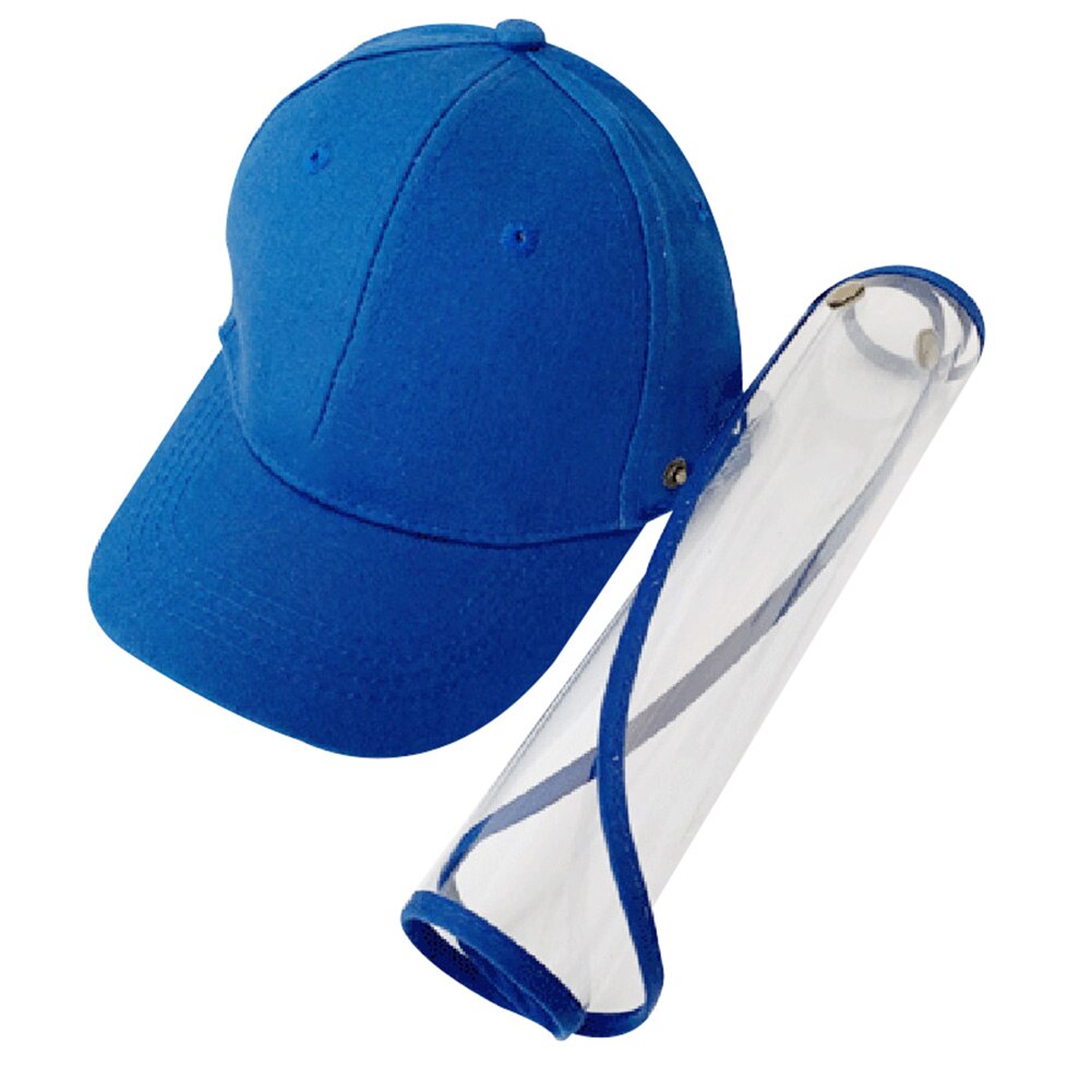 Kids Spring Baseball Cap Hat Cap Anti Fog Dust Hat with Protection Cover for Girls Boys HFing: Royal Blue