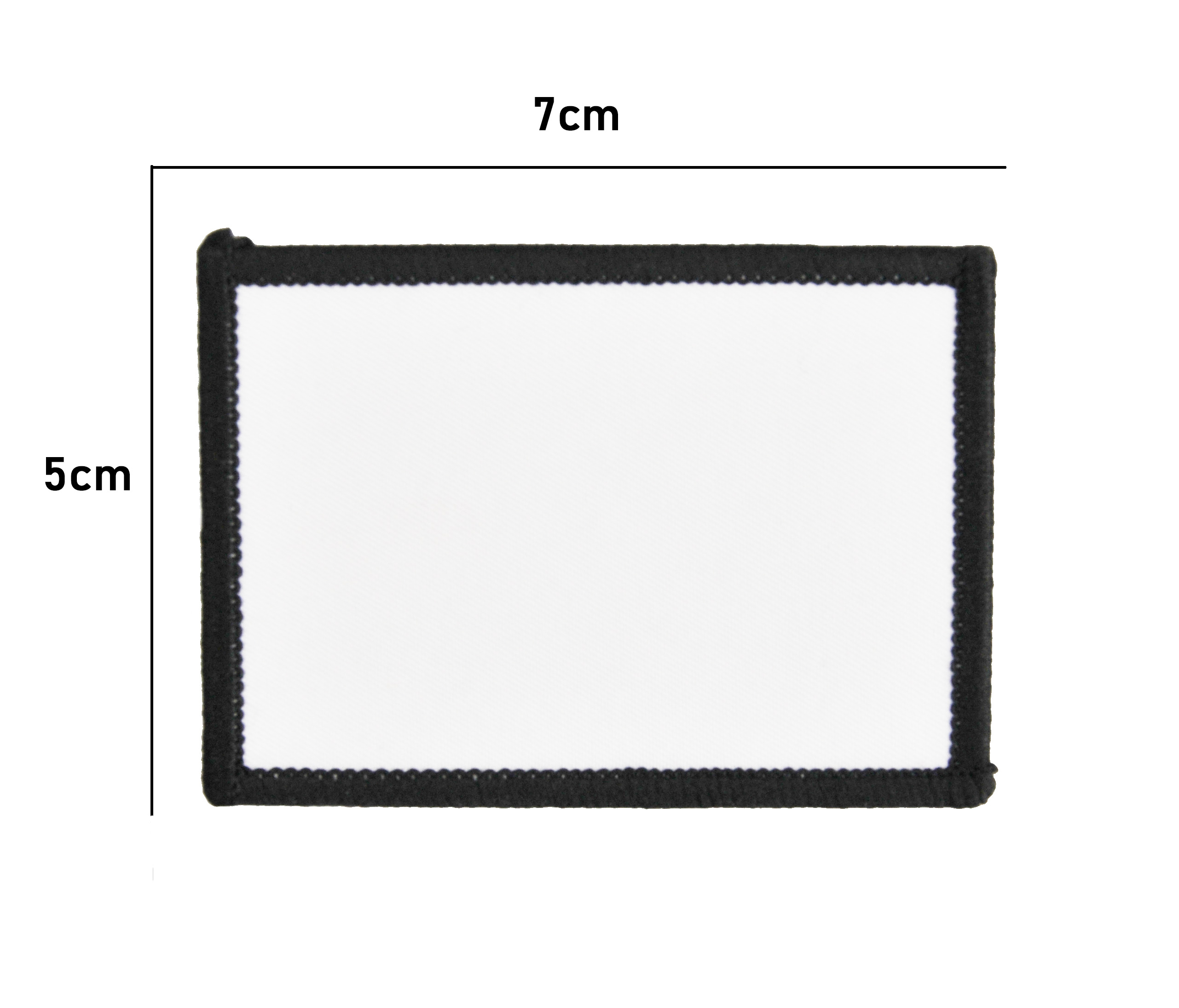 100pcs Sublimation Diy Blank Badge for Heat Press Transfer Machine Embroidered Melt Adhesive Badges Armband Cloth Badges