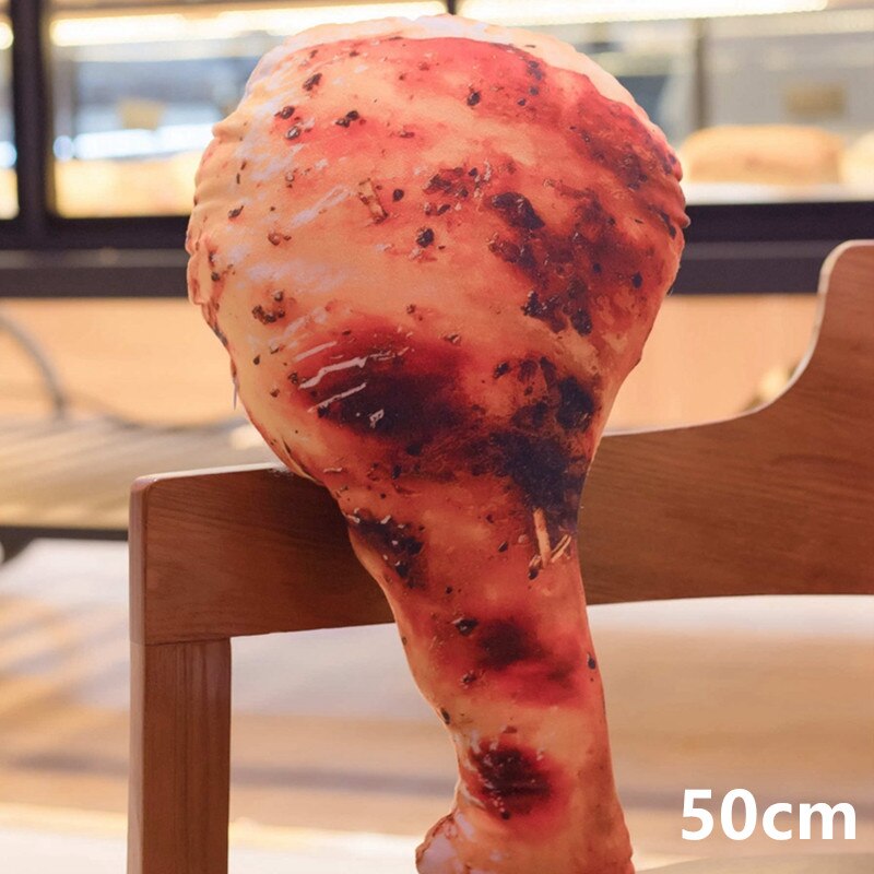 50/70/90CM Simulation Food Real Life Style Chicken Leg Toy Chick Wing Drumstick Pillow Cushion Lifelike Kids Birthday: 4