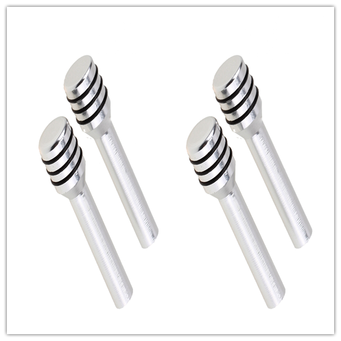 4pcs Car Alloy Door Lock Pins Lock Button Pin Screw Knob for Volvo S40 S60 S80 XC60 XC90 V40 V60 Any Cars XC40 360c V90 V40: Silver-4pcs