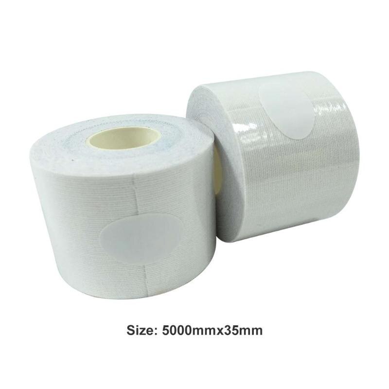 Sport selvklæbende tape klassisk delikat 1 rulle elastisk bomuld selvklæbende wrap tape sport gym fitness bandage pads: 09