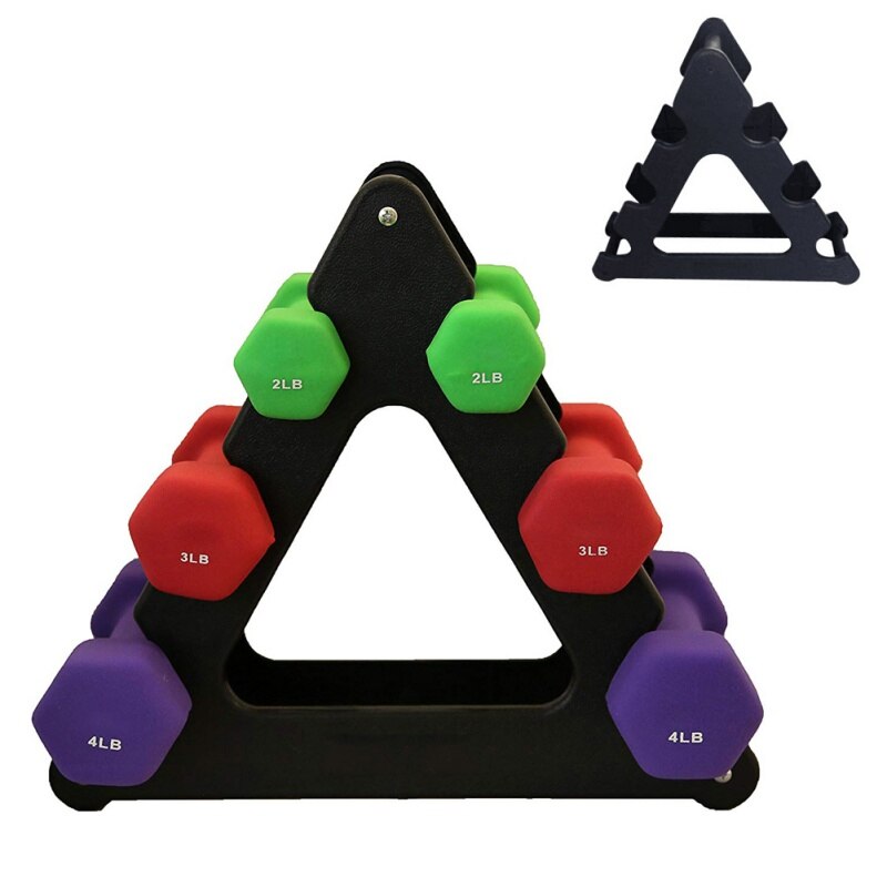 Weight Lifting Dumbbell Rack Stand Weight Support Dumbbell Floor Bracket Home Exercise Equipment