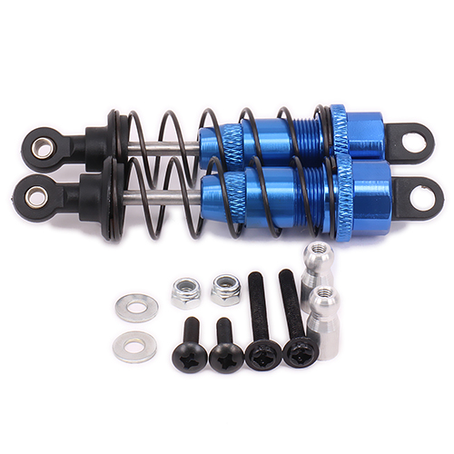 Amortisseur RCAWD 85MM pour voiture de loisir Rc 1/10 HPI série WR8 Flux 101212 107888 Type rempli d'huile: Bleu marine