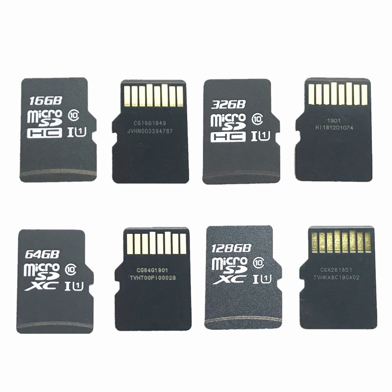 Echte capaciteit! 5 stuks/lot 16gb 32gb micro sdhc sd-kaart klasse 10 64gb 128gb micro sdxc sd-kaart  u1 tf geheugenkaarten voor mobiele telefoons