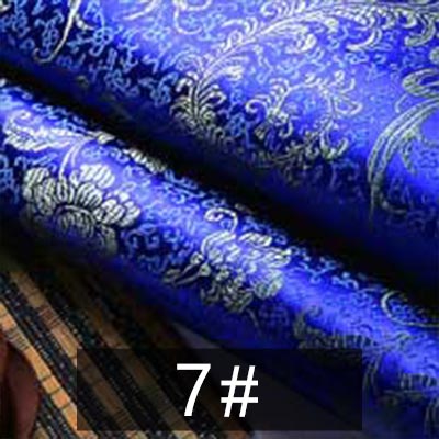 Bruiloft decoratie Wit brokaat stof satijn Jacquard cheongsam stof avondjurk tissue JA27: 7