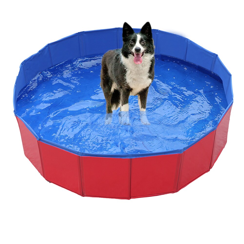 Foldable Dog Pool Foldable Pet Gog Swimming Pool Dog Puppy Cat Inflatable Water Play Bathing Tub Portable Pet Swimming Pools