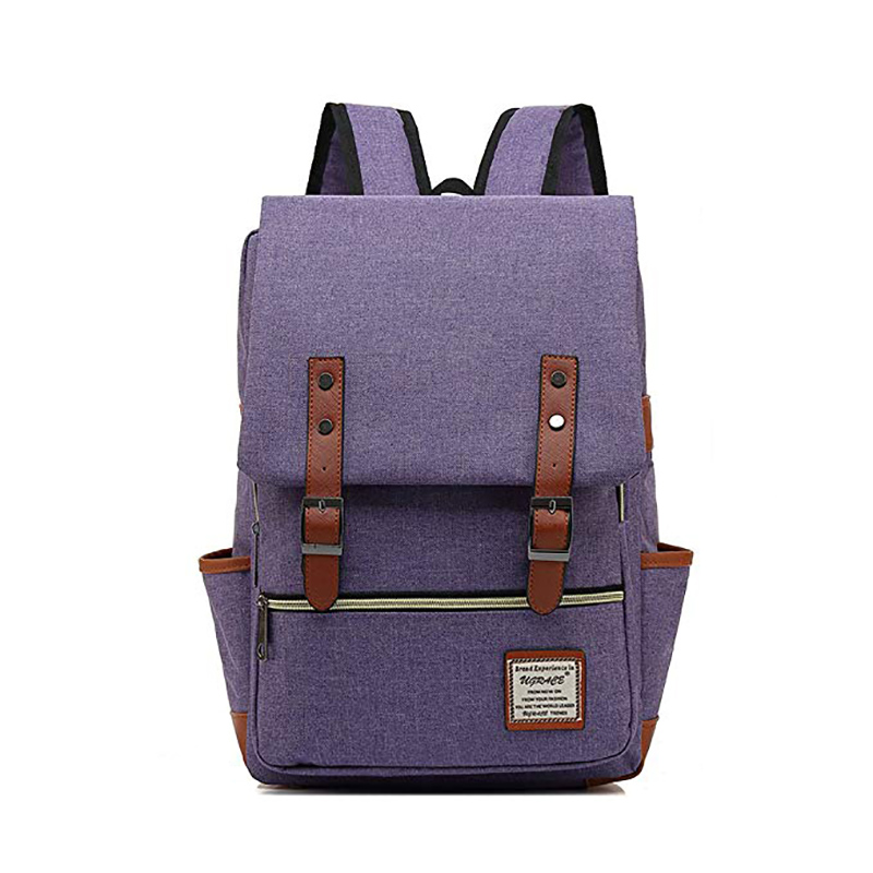 Zakelijke Laptop Rugzakken Casual Daypacks Outdoor Rugzak Schooltas Mannen Vrouwen Reizen Backpack Past tot 15.6Inch Macbook: Paars