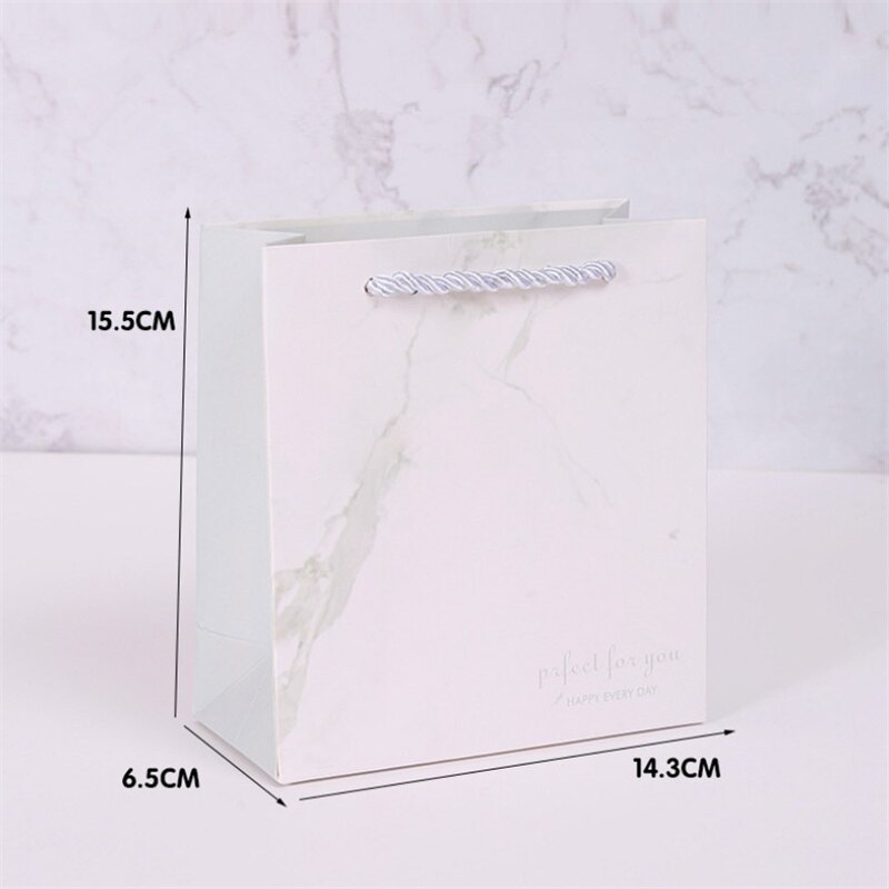 1 Pcs Snoep Pakket Bruiloft Papier Verpakking Dozen Valentijnsdag Party Grote Zak Snoep Opslag tas: White S